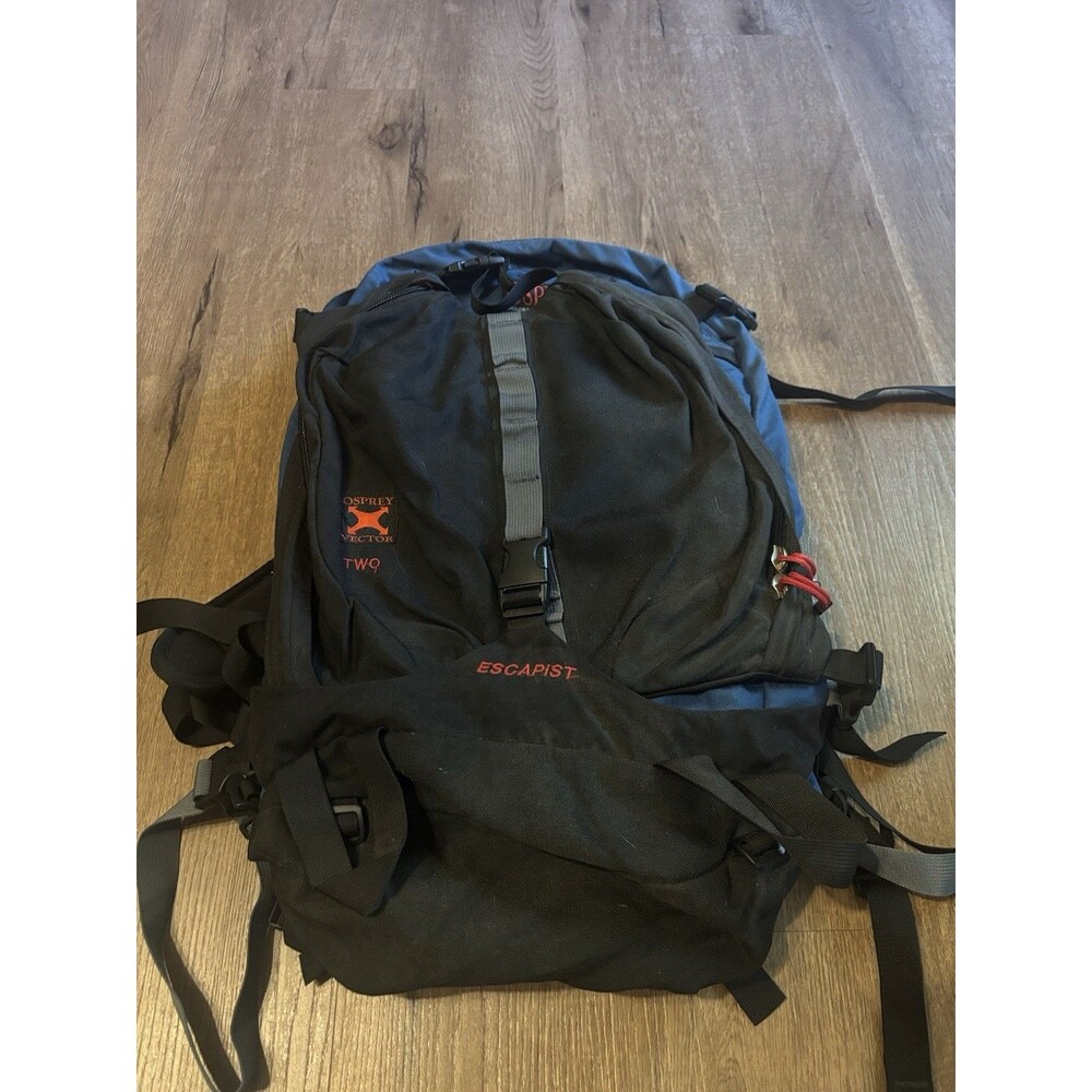 Vintage Osprey Hiking Backpack Vector TWO ESCAPIST Blue large